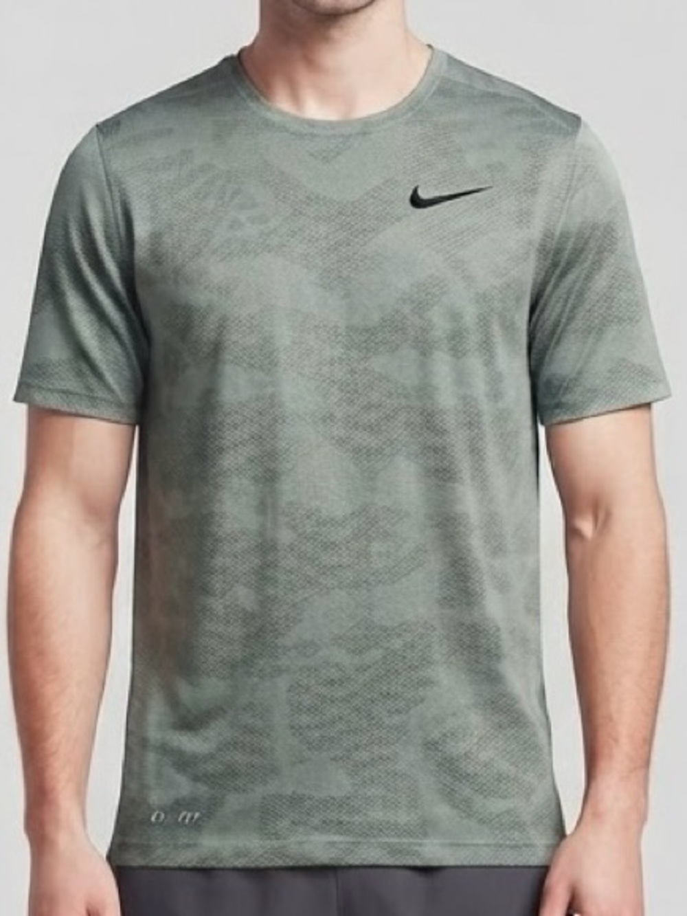 Nike Dri-FIT Green Camouflage Athletic Workout T-Shirt 2XL